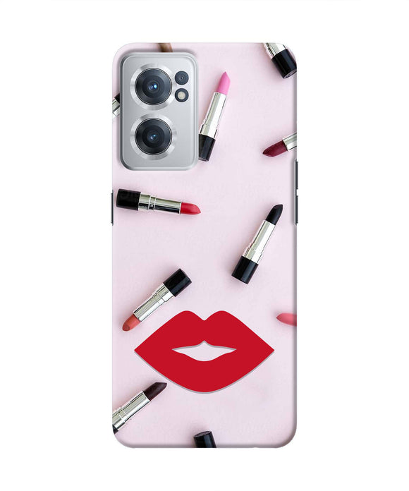Lips Lipstick Shades OnePlus Nord CE 2 5G Real 4D Back Cover