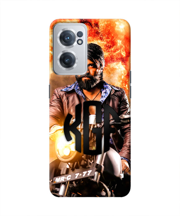 Rocky Bhai on Bike OnePlus Nord CE 2 5G Real 4D Back Cover
