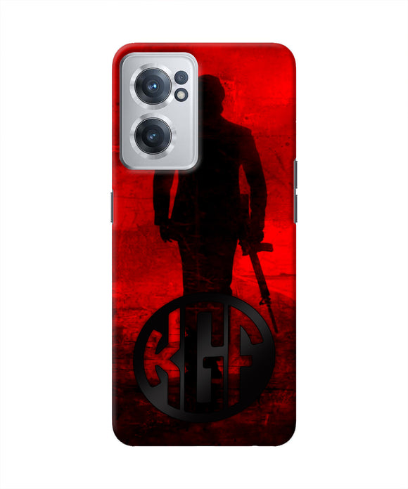 Rocky Bhai K G F Chapter 2 Logo OnePlus Nord CE 2 5G Real 4D Back Cover