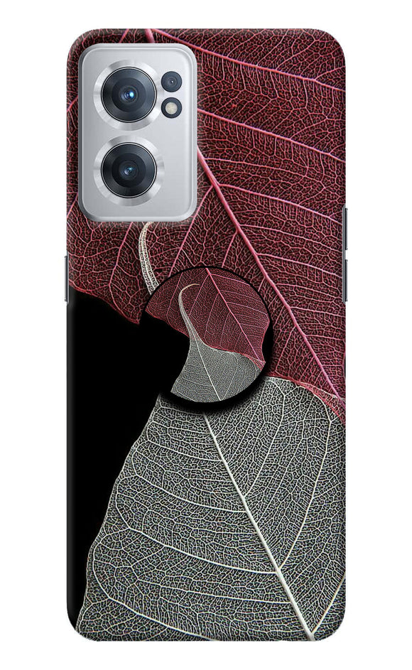 Leaf Pattern OnePlus Nord CE 2 5G Pop Case