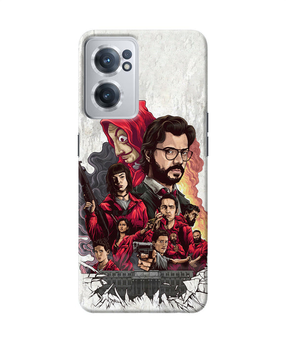 Money Heist Poster OnePlus Nord CE 2 5G Back Cover