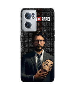 Money Heist Professor with Mask OnePlus Nord CE 2 5G Back Cover