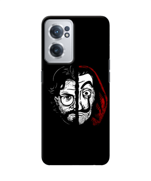 Money Heist Professor Mask Sketch OnePlus Nord CE 2 5G Back Cover