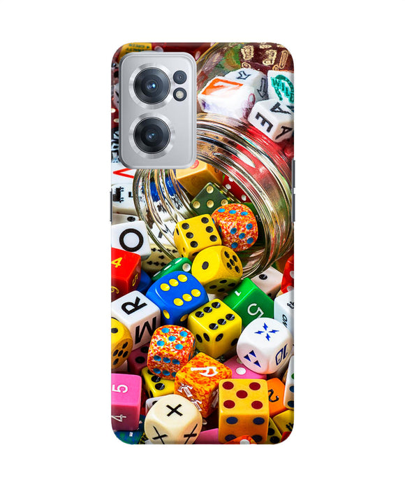 Colorful Dice OnePlus Nord CE 2 5G Back Cover