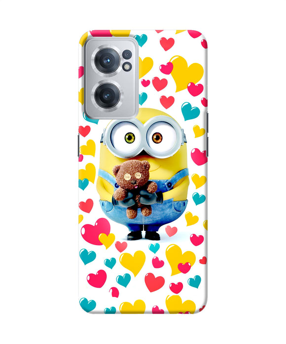 Minion teddy hearts OnePlus Nord CE 2 5G Back Cover