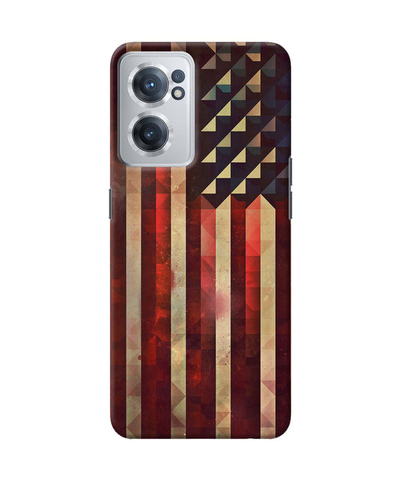 Vintage US flag OnePlus Nord CE 2 5G Back Cover