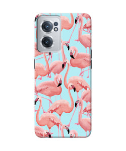 Abstract sheer bird print OnePlus Nord CE 2 5G Back Cover