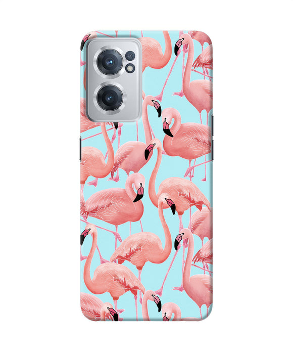 Abstract sheer bird print OnePlus Nord CE 2 5G Back Cover