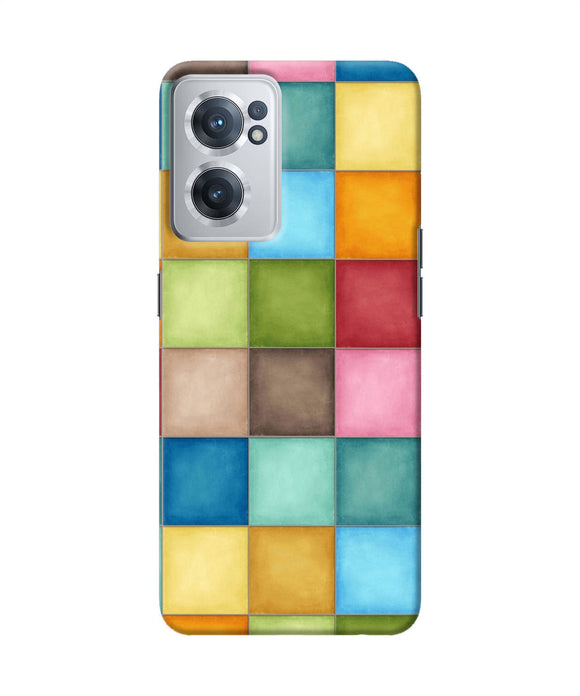 Abstract colorful squares OnePlus Nord CE 2 5G Back Cover