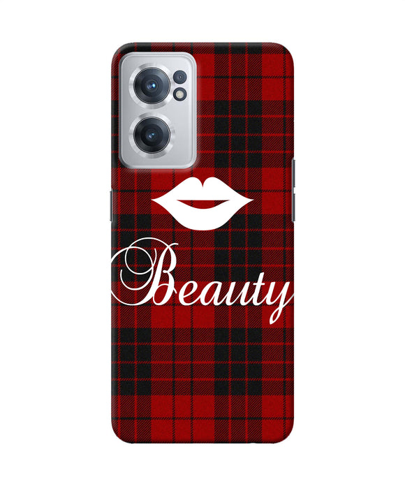 Beauty red square OnePlus Nord CE 2 5G Back Cover