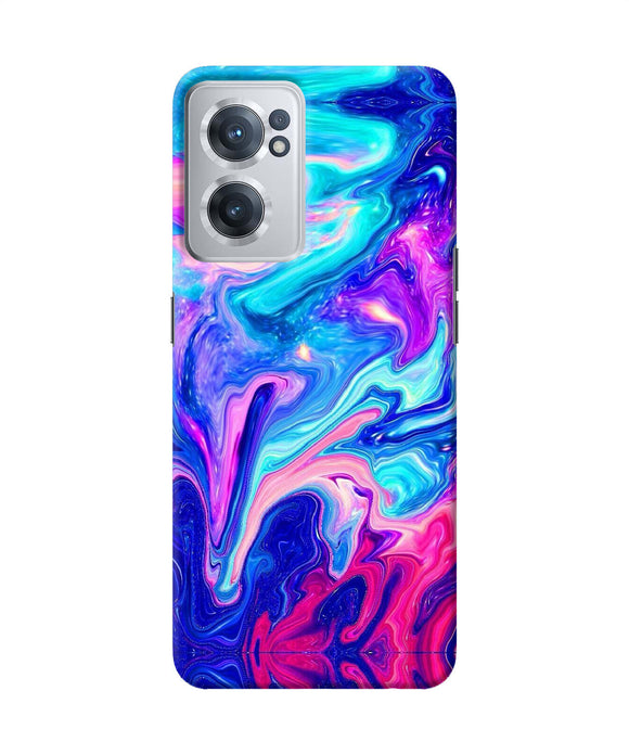 Abstract colorful water OnePlus Nord CE 2 5G Back Cover