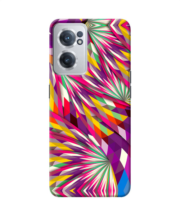 Abstract colorful print OnePlus Nord CE 2 5G Back Cover