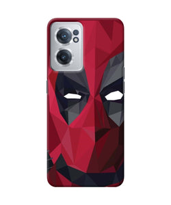 Abstract deadpool mask OnePlus Nord CE 2 5G Back Cover