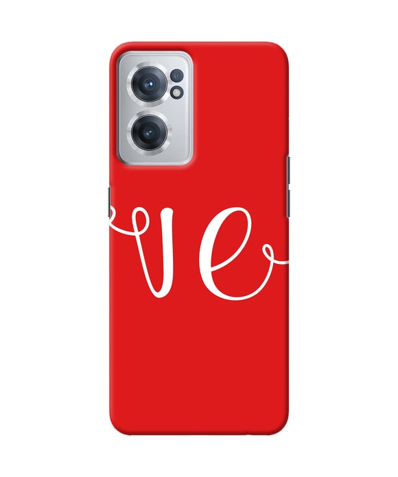Love two OnePlus Nord CE 2 5G Back Cover