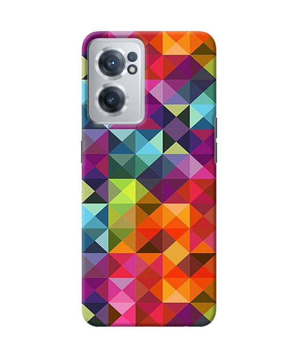 Abstract triangle pattern OnePlus Nord CE 2 5G Back Cover