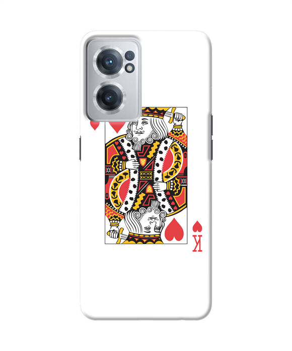Heart king card OnePlus Nord CE 2 5G Back Cover