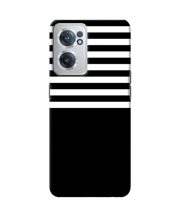 Black and white print OnePlus Nord CE 2 5G Back Cover