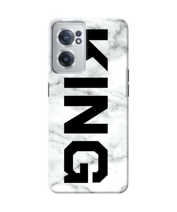 King marble text OnePlus Nord CE 2 5G Back Cover