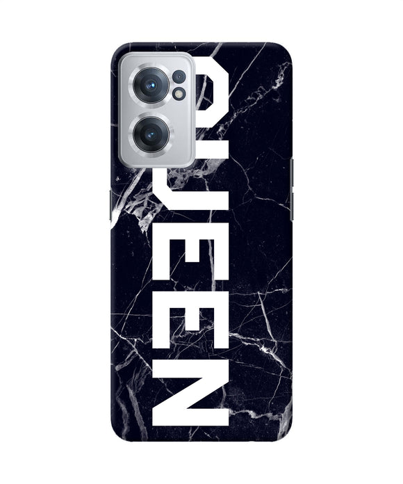 Queen marble text OnePlus Nord CE 2 5G Back Cover