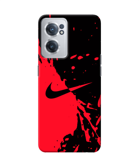 Nike red black poster OnePlus Nord CE 2 5G Back Cover