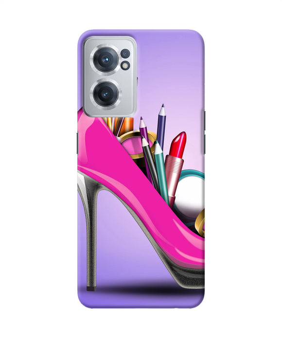 Makeup heel shoe OnePlus Nord CE 2 5G Back Cover