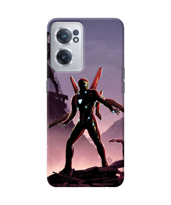 Ironman on planet OnePlus Nord CE 2 5G Back Cover