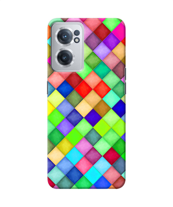 Abstract colorful squares OnePlus Nord CE 2 5G Back Cover
