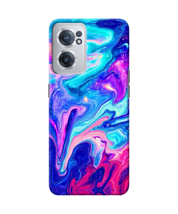 Abstract colorful water OnePlus Nord CE 2 5G Back Cover
