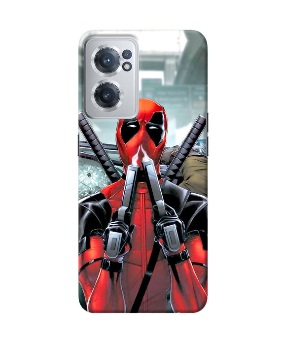 Deadpool with gun OnePlus Nord CE 2 5G Back Cover