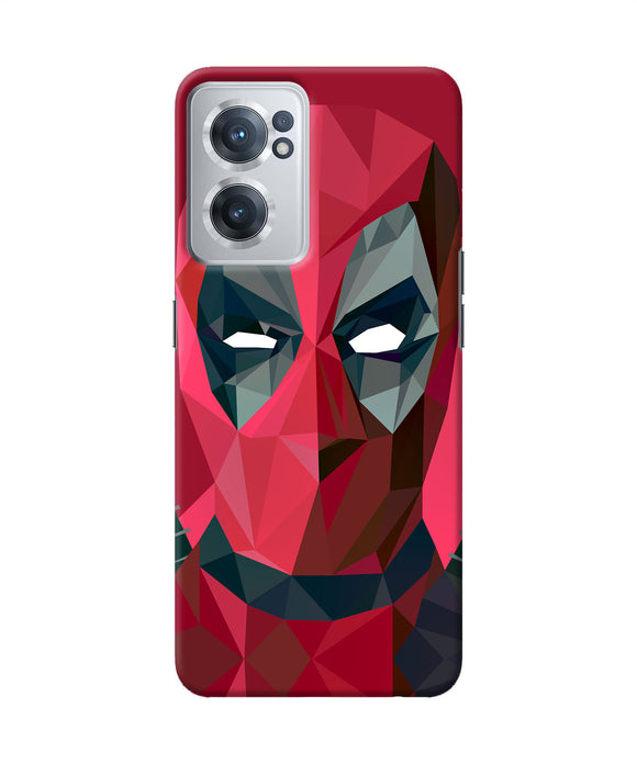 Abstract deadpool full mask OnePlus Nord CE 2 5G Back Cover