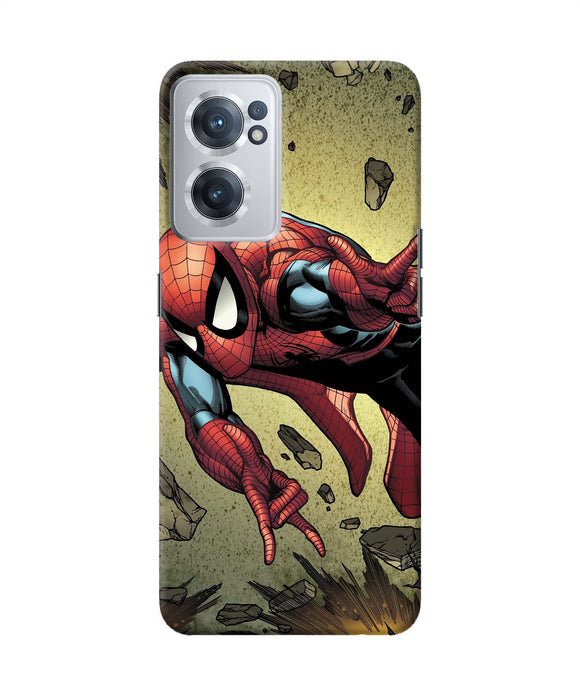 Spiderman on sky OnePlus Nord CE 2 5G Back Cover