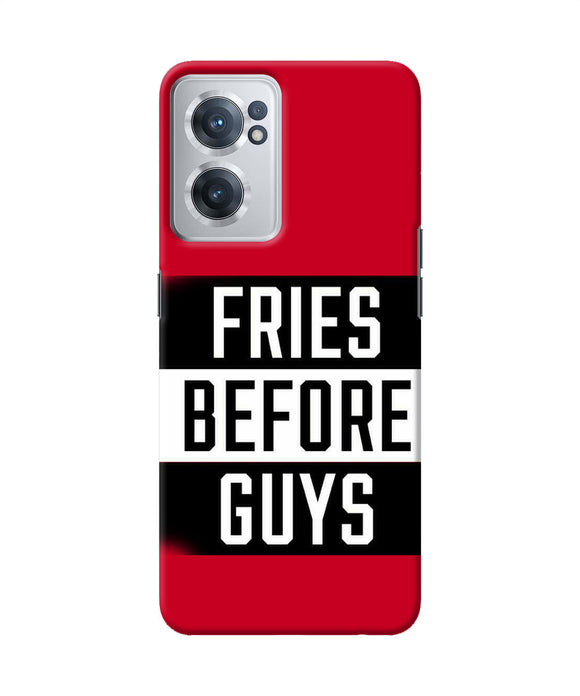 Fries before guys quote OnePlus Nord CE 2 5G Back Cover