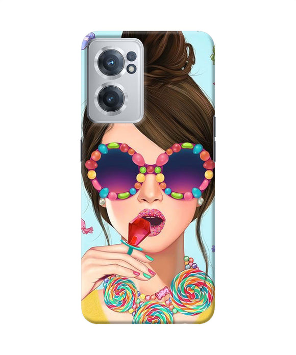 Fashion girl OnePlus Nord CE 2 5G Back Cover
