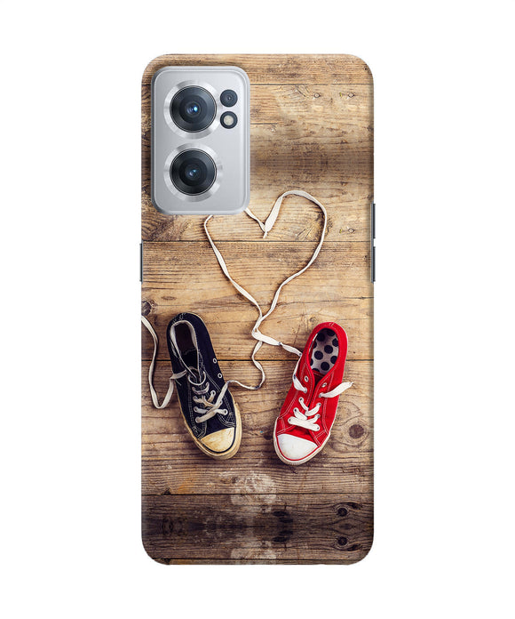 Shoelace heart OnePlus Nord CE 2 5G Back Cover