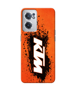 KTM black spray OnePlus Nord CE 2 5G Back Cover