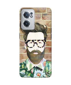 Beard man with glass OnePlus Nord CE 2 5G Back Cover