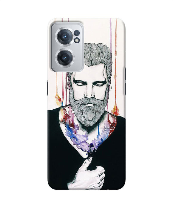 Beard man character OnePlus Nord CE 2 5G Back Cover