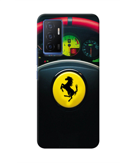 Ferrari Steeriing Wheel Vivo V23E 5G Real 4D Back Cover