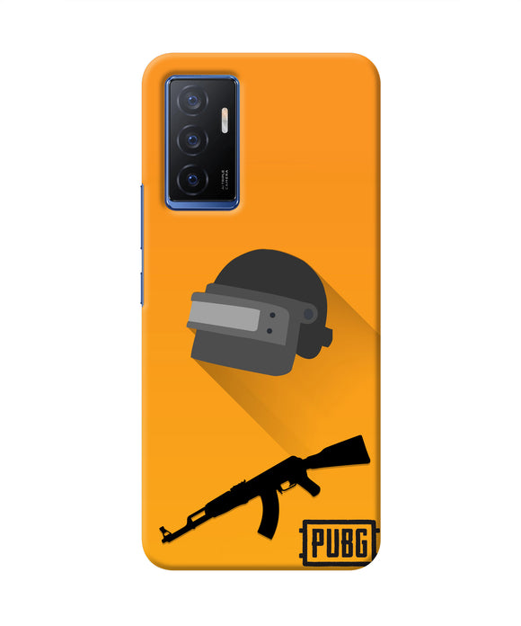 PUBG Helmet and Gun Vivo V23E 5G Real 4D Back Cover