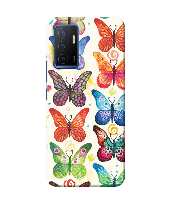 Abstract butterfly print Vivo V23E 5G Back Cover