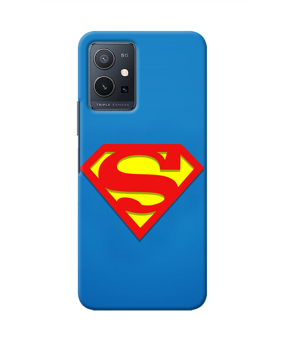 Superman Blue Vivo Y75 5G Real 4D Back Cover
