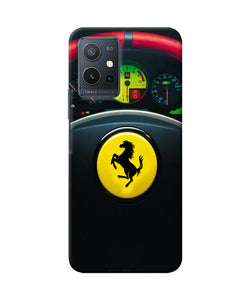 Ferrari Steeriing Wheel Vivo Y75 5G Real 4D Back Cover