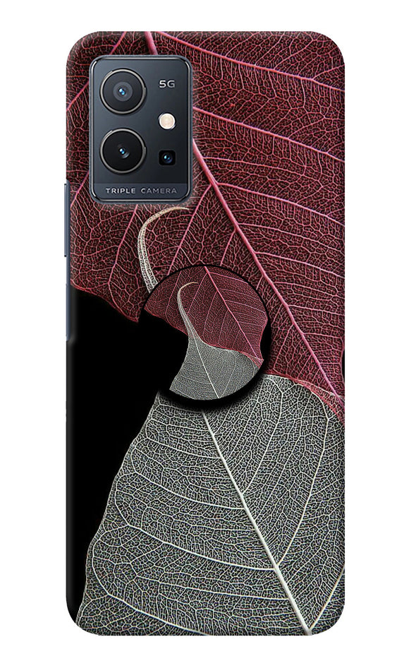 Leaf Pattern Vivo Y75 5G Pop Case