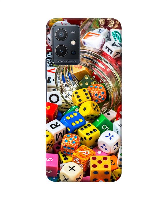 Colorful Dice Vivo Y75 5G Back Cover