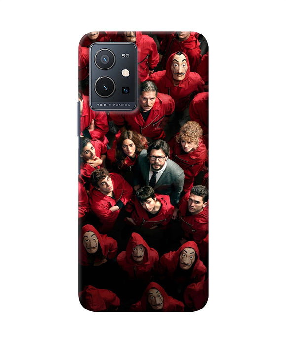 Money Heist Professor with Hostages Vivo Y75 5G Back Cover