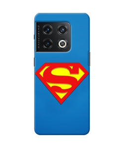 Superman Blue OnePlus 10 Pro 5G Real 4D Back Cover