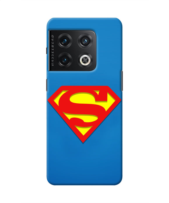 Superman Blue OnePlus 10 Pro 5G Real 4D Back Cover