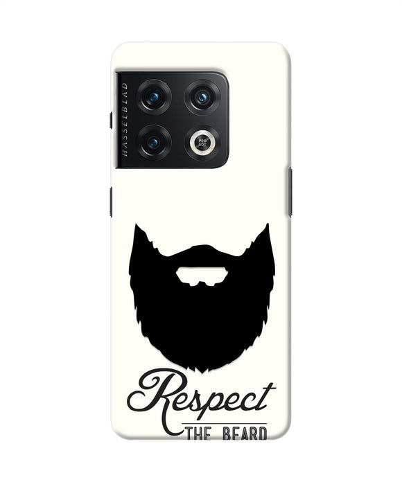 Respect the Beard OnePlus 10 Pro 5G Real 4D Back Cover