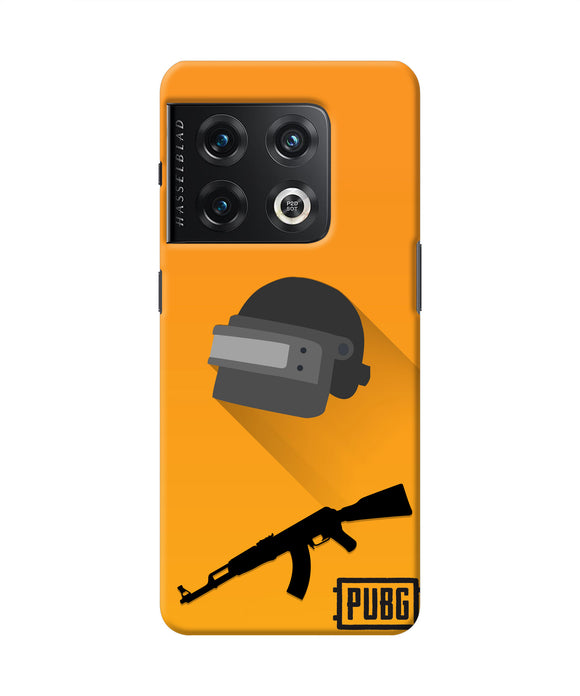 PUBG Helmet and Gun OnePlus 10 Pro 5G Real 4D Back Cover