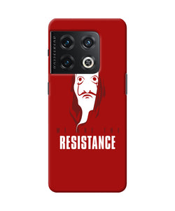 Money Heist Resistance Quote OnePlus 10 Pro 5G Back Cover